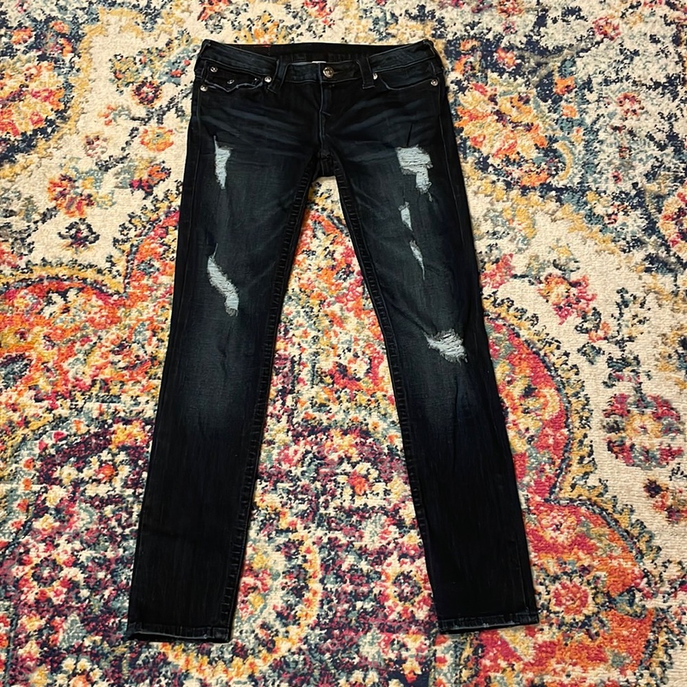 True religion jeans dark wash size 28